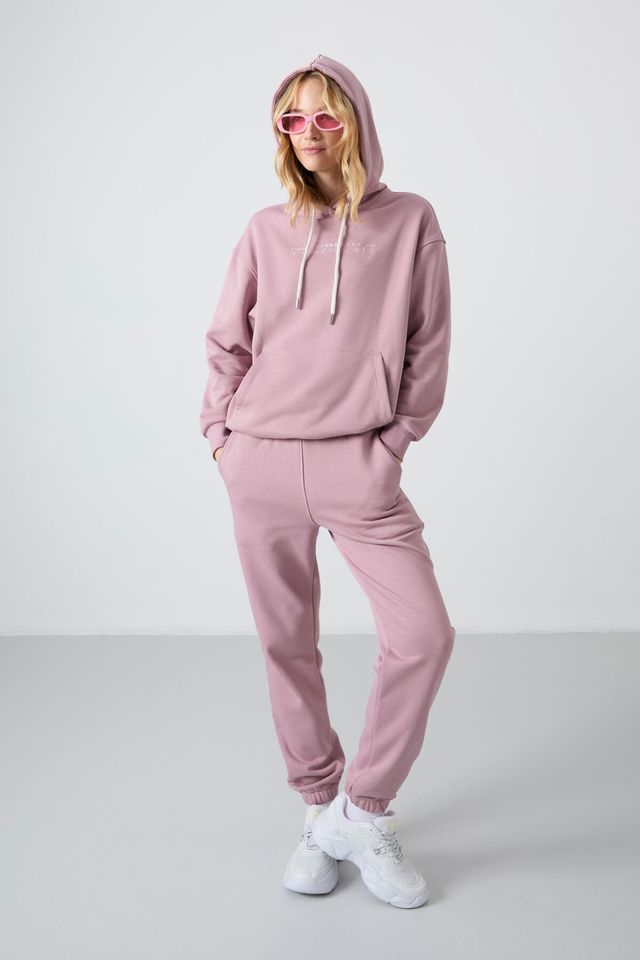 TOMMY Oversized Hooded Sweatshirt And Pants Set