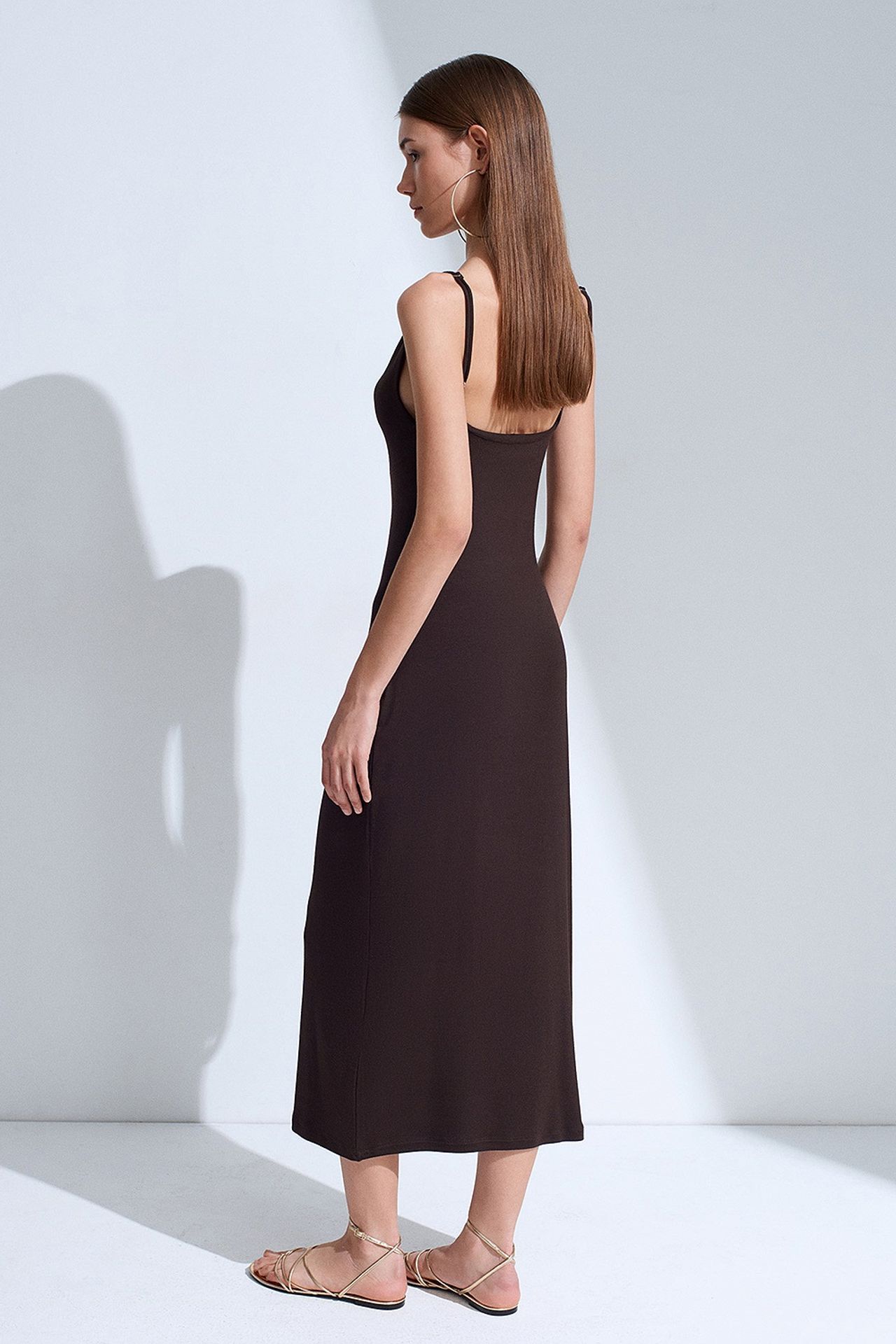 DILVIN Sleeveless Midi Slip Dress 2