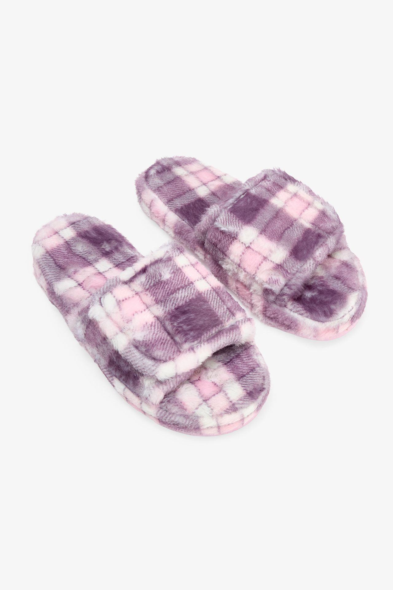 PENTI Women's Checkered Slipper Socks 2