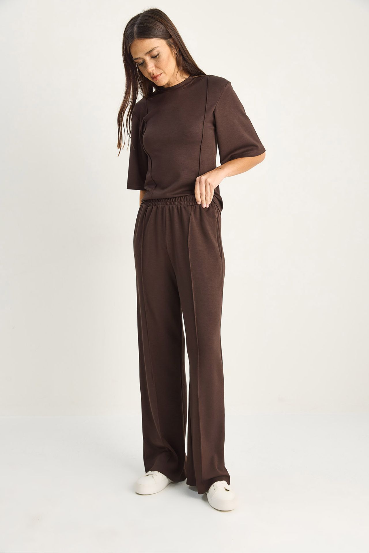 LUCCI Cotton-Lycra Two-Piece Co-ord Set
