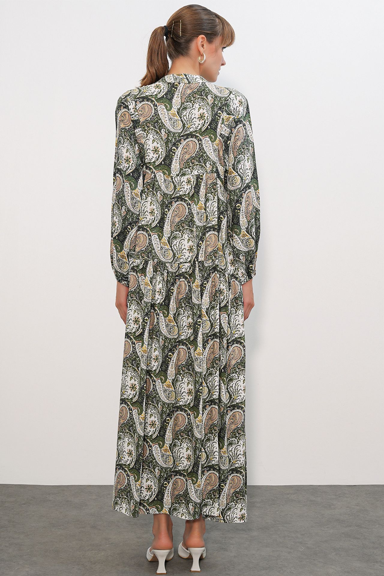 BDART Patterned V-Neck Maxi Dress 5