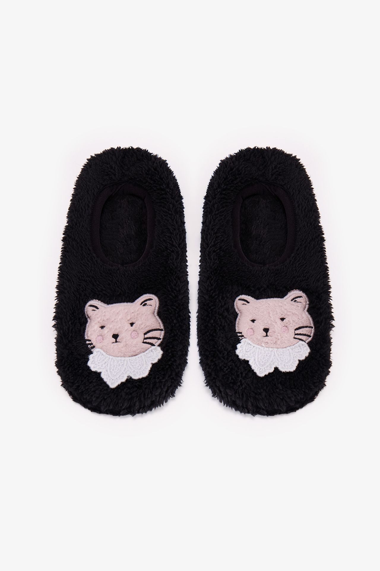PENTI Midnight Mood Cat Pattern Slipper Socks 1