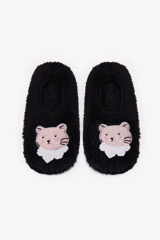 PENTI Midnight Mood Cat Pattern Slipper Socks