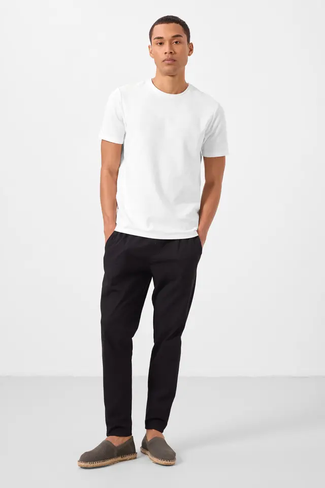 TOMMY Men's Straight-leg Gabardine Chino Trousers