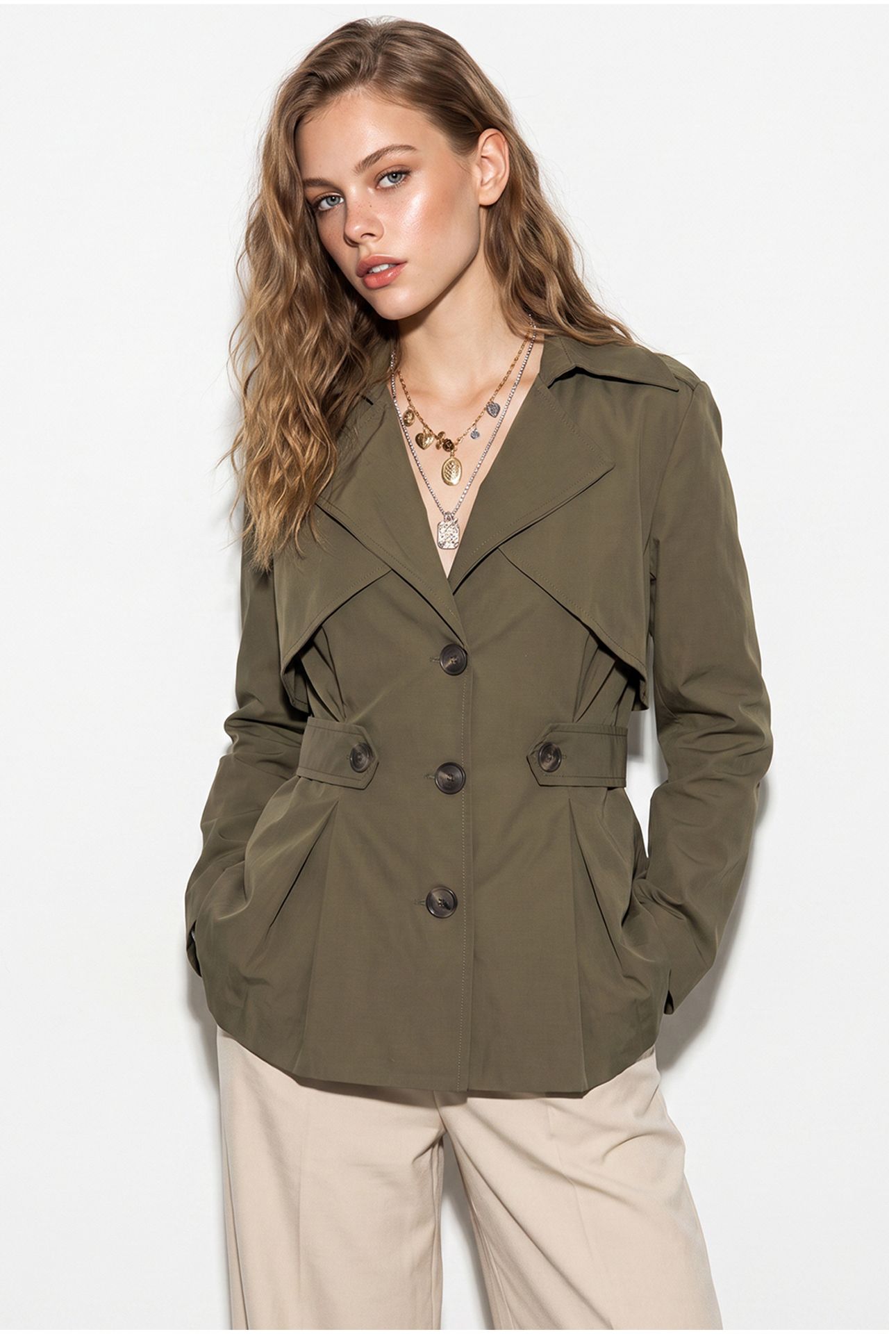 LUCCI Women's Trench Coat 1