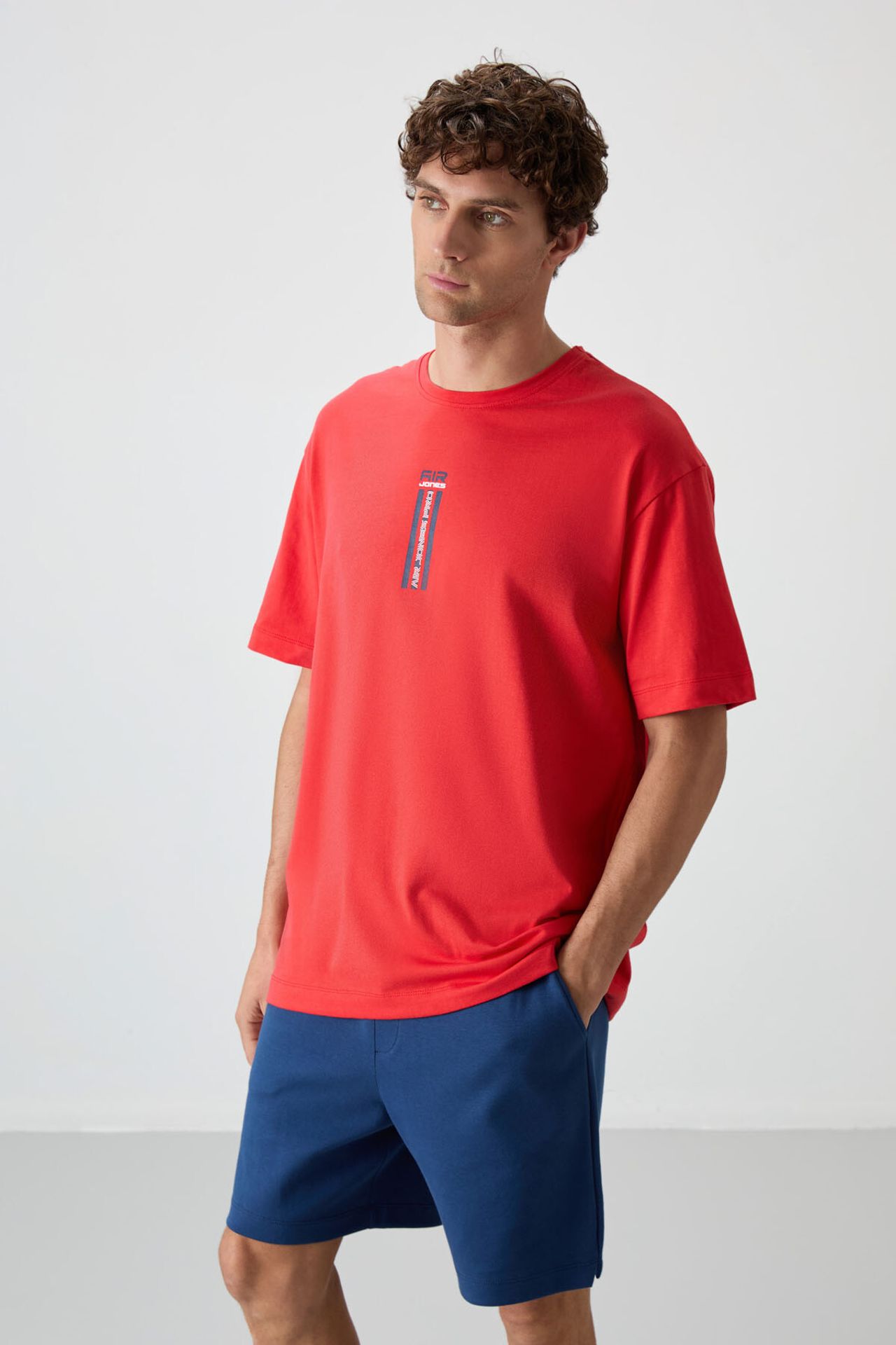 TOMMY Oversized Printed Crew Neck T-Shirt 3