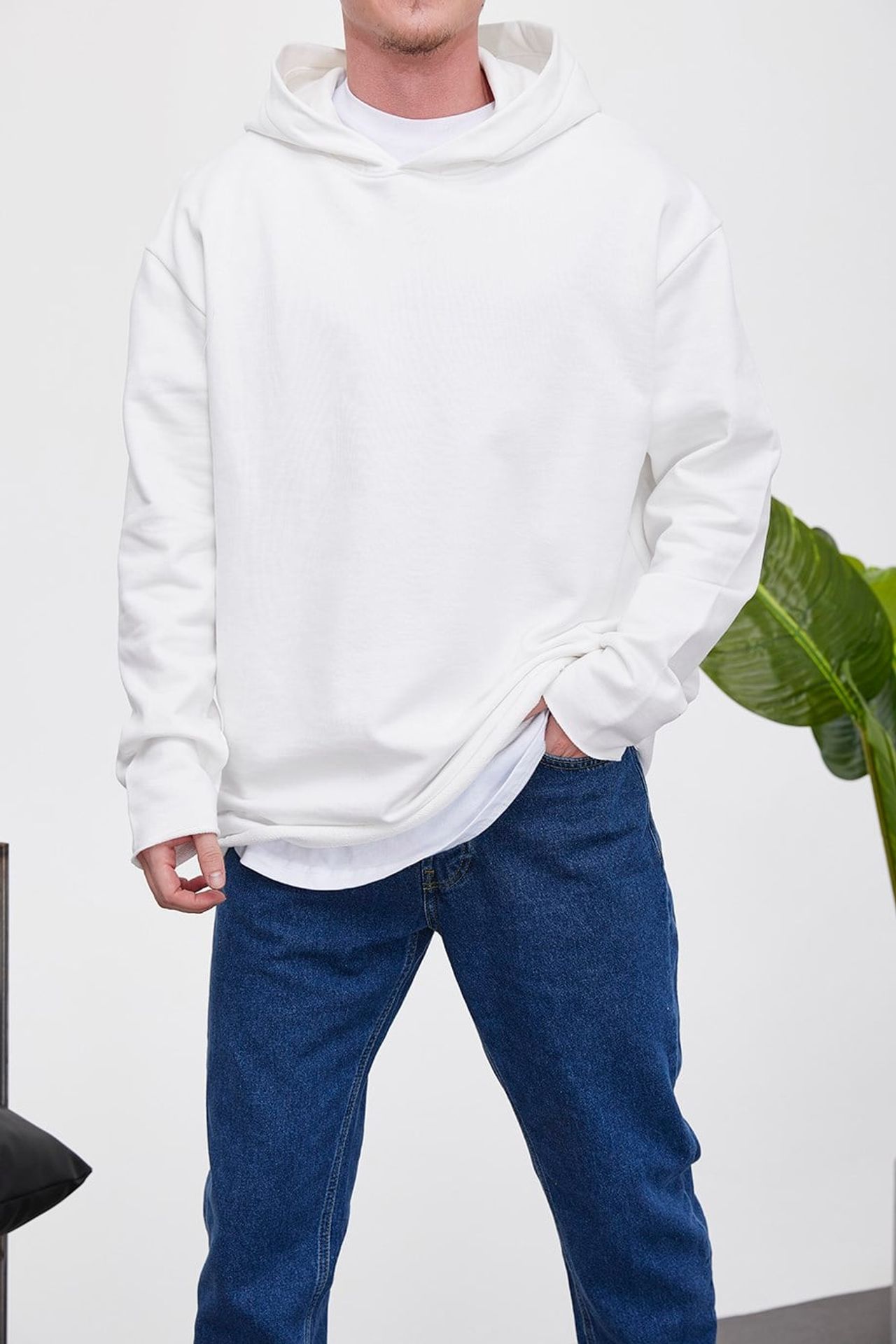 NOMARC Rahat Uzun Kollu Kapüşonlu Sweatshirt 2