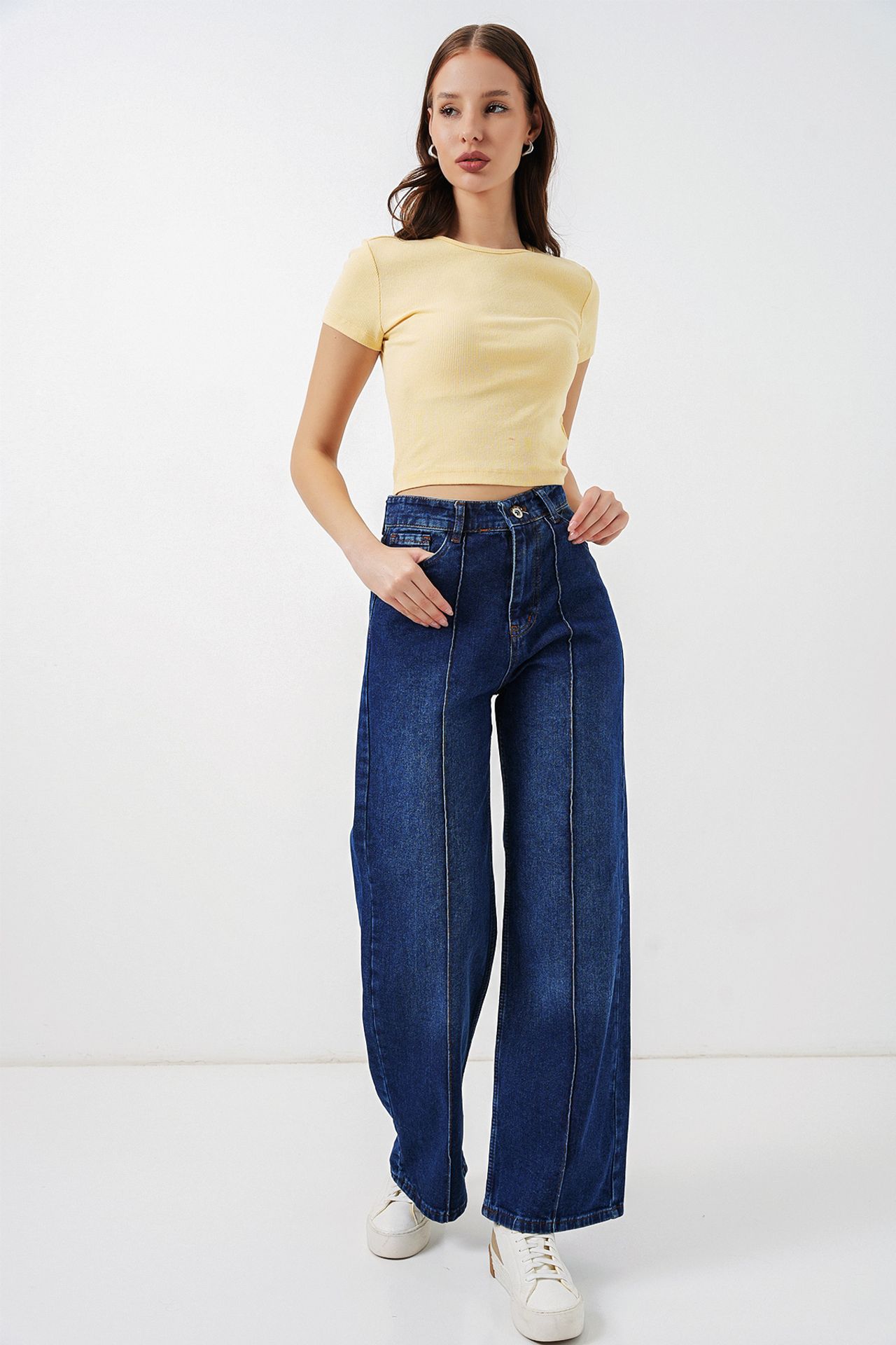 BDART High-Waist Wide-Leg Cotton Jeans 3