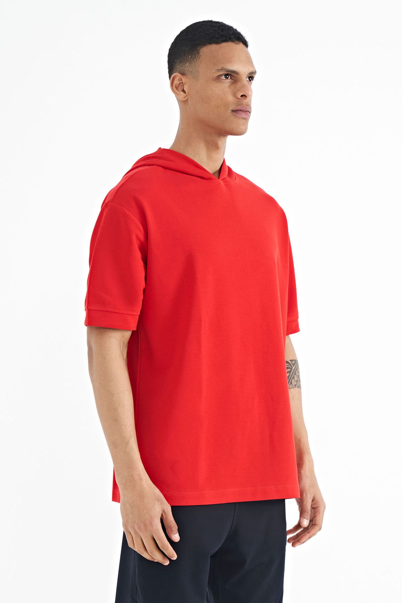 TOMMY Oversized Hooded Short-sleeve T-shirt 5