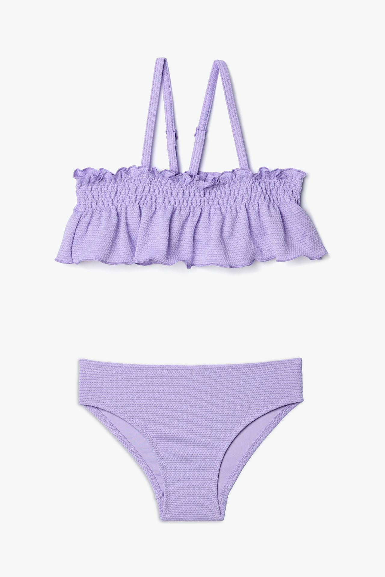 PENTI Girls' Lilly Ruffled Bandeau Bikini Set 1