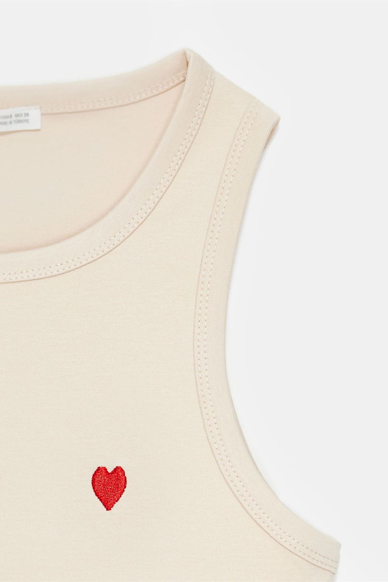 DILVIN Embroidered Sleeveless Slim-Fit Jersey Blouse 7