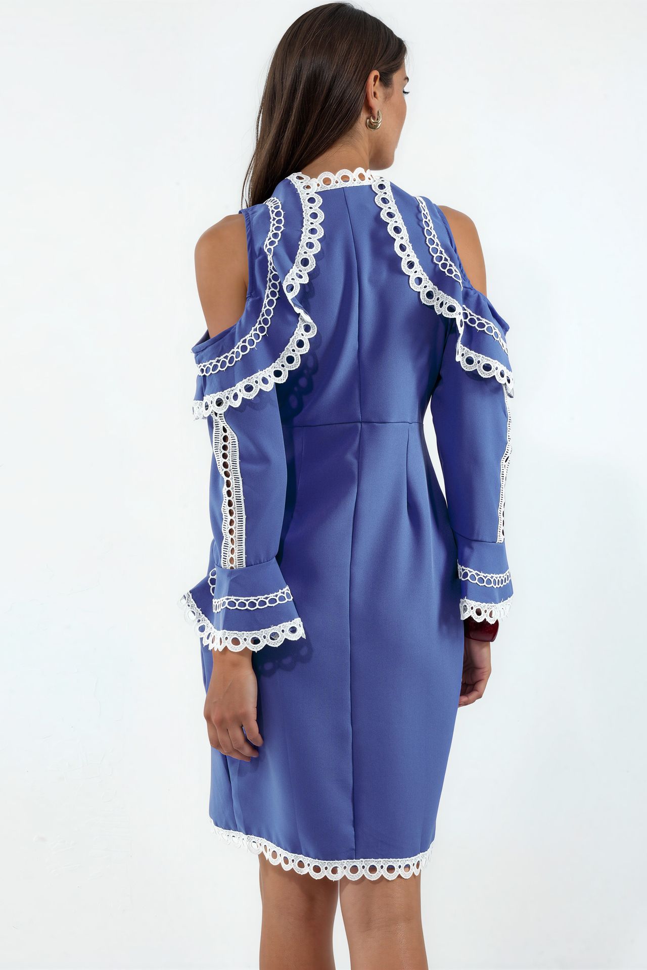 MSN Belted Wrap Midi Dress 3
