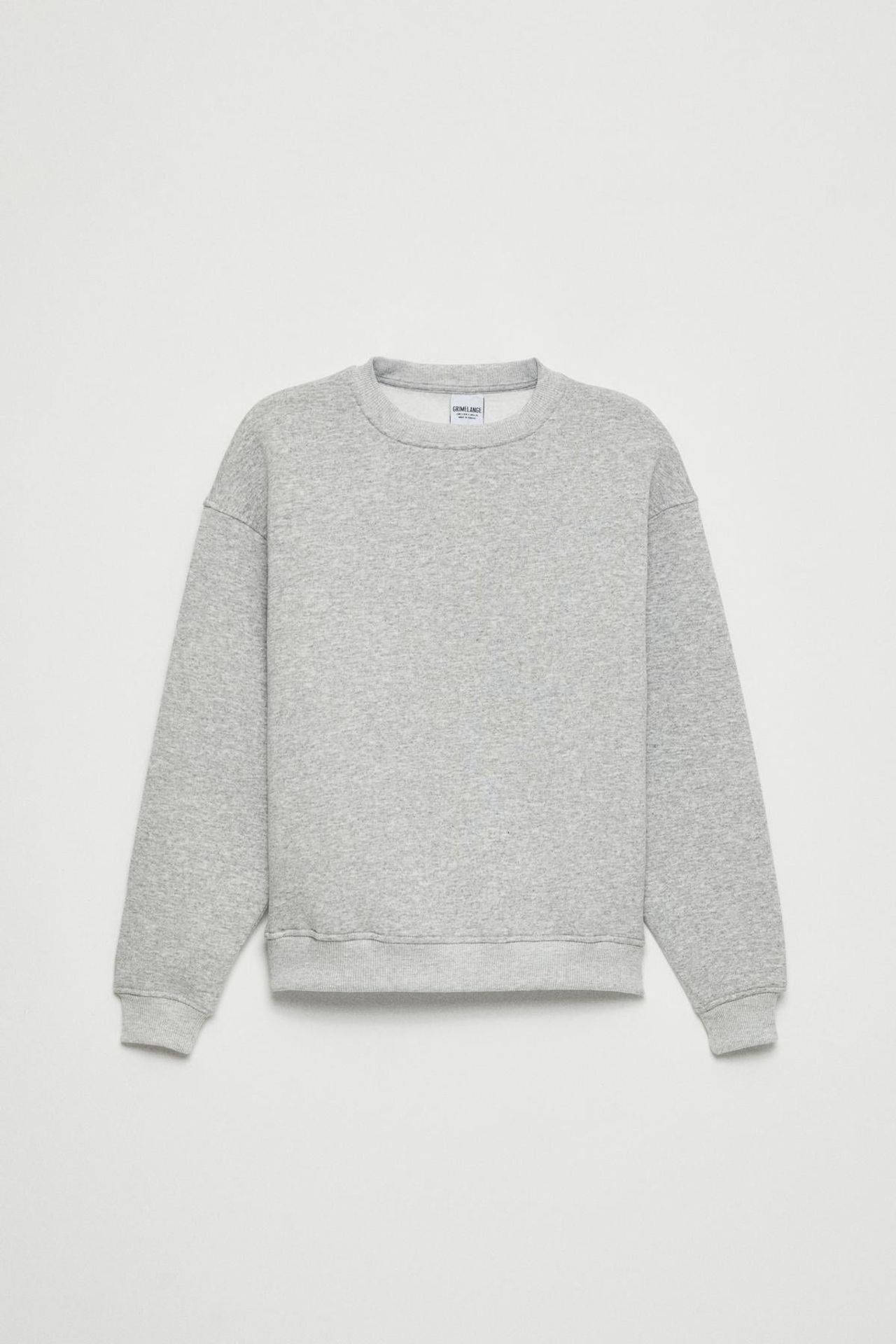 GRIMELANGE Geniş Kesimli Fitilli Bisiklet Yaka Sweatshirt 2