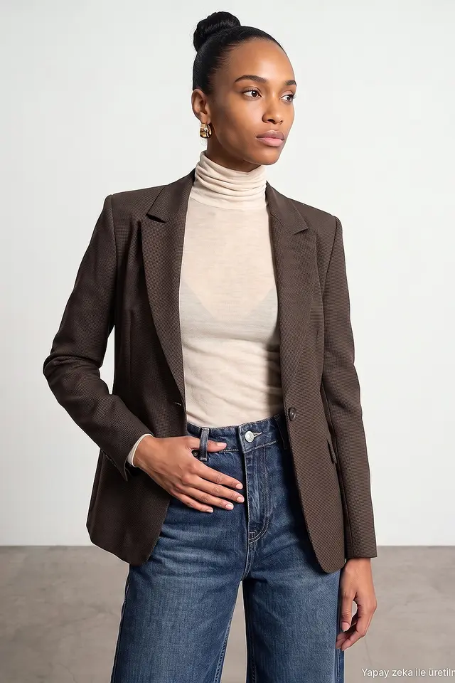 DILVIN Women's Tailored Jacket