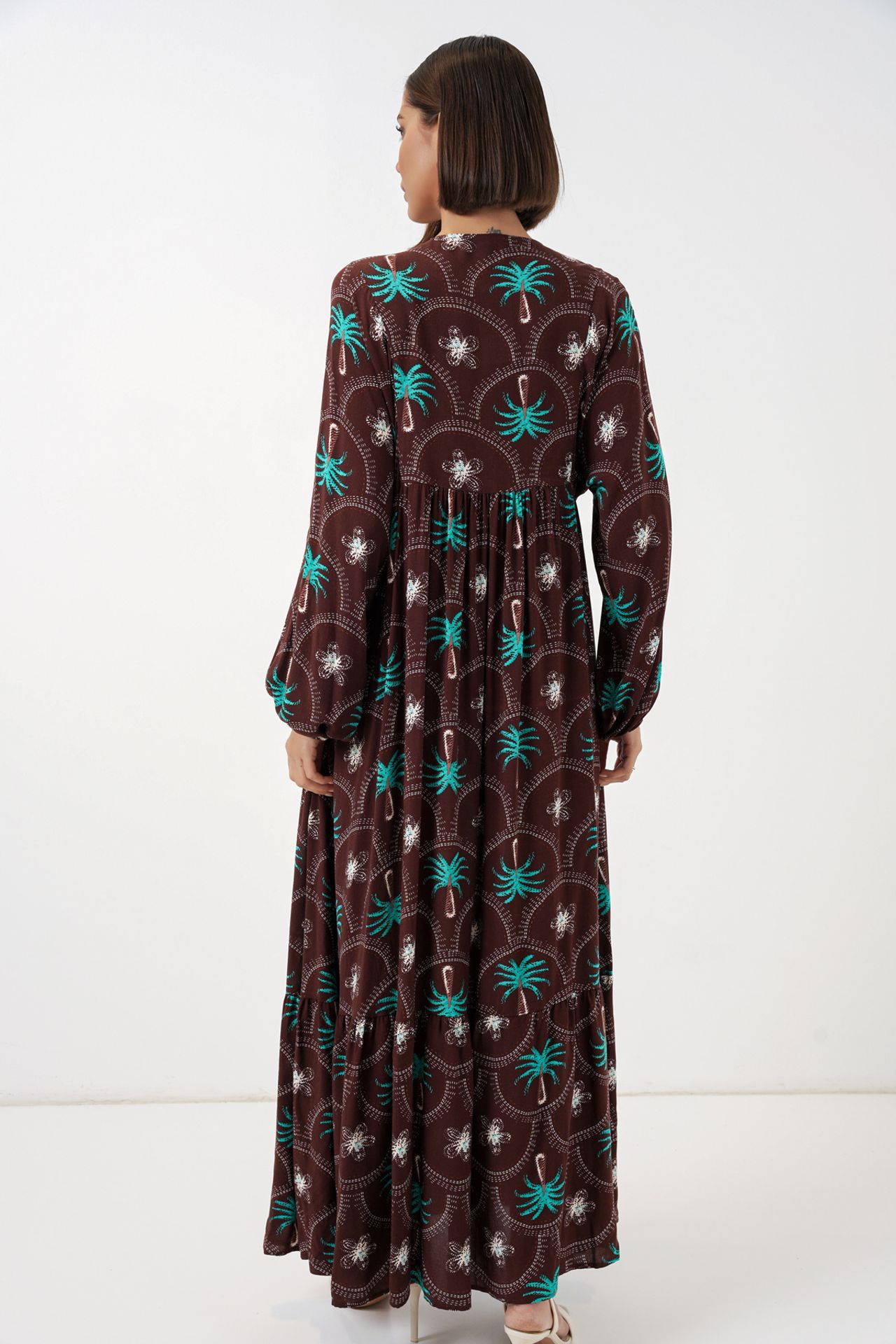 BDART Tropical Printed Maxi Dress with Button Closure 5