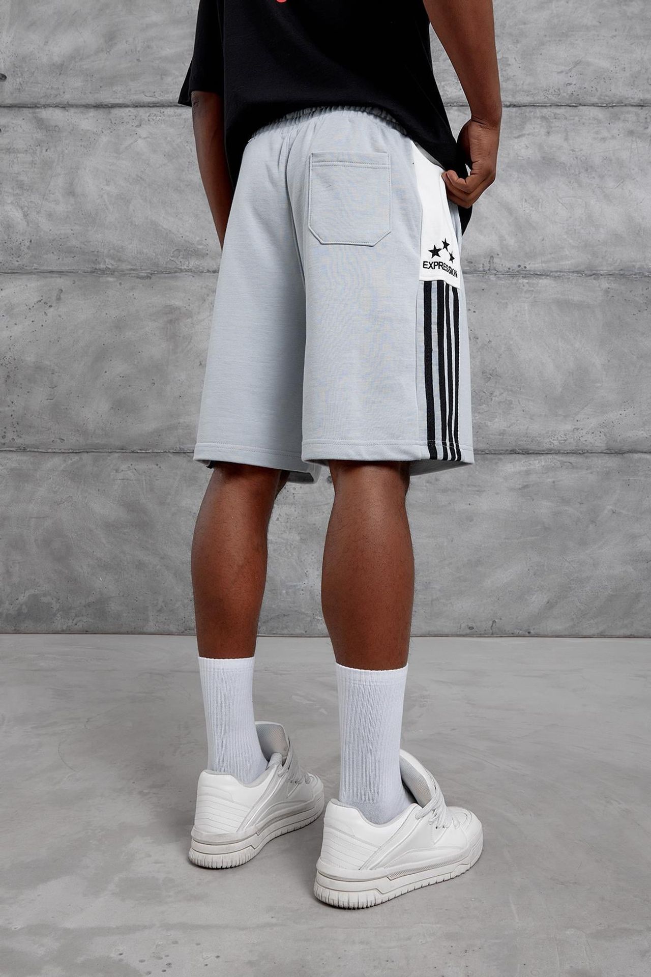 NOMARC Oversize Düz Paça Sweat Şort 5