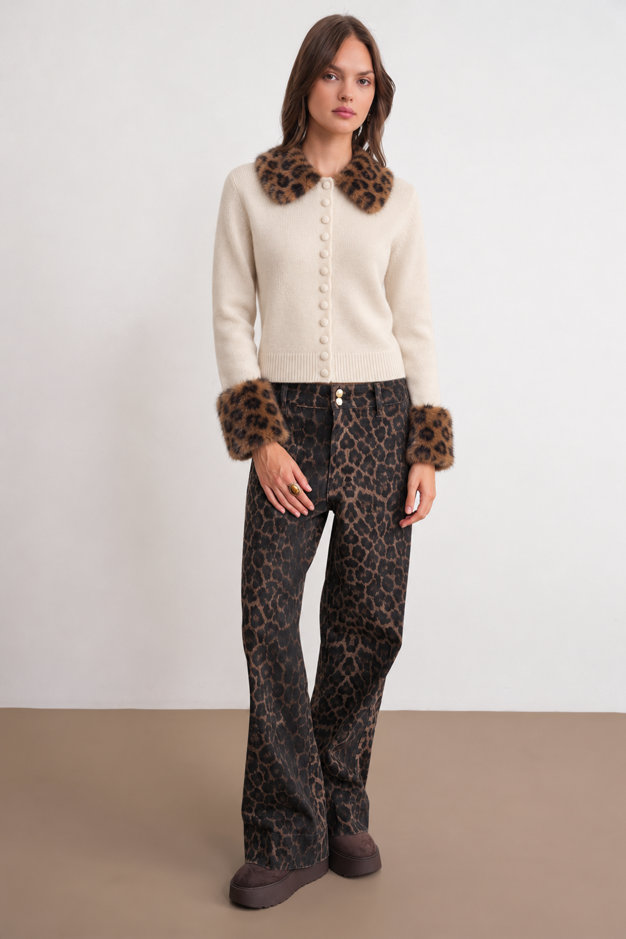 MIXRAY Open Front Cardigan 3