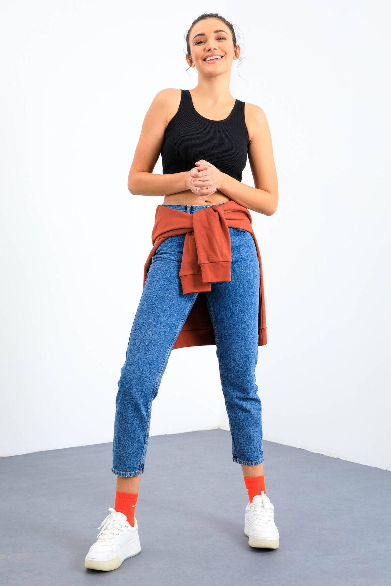 TOMMY Ribbed Sleeveless Crop Top 3