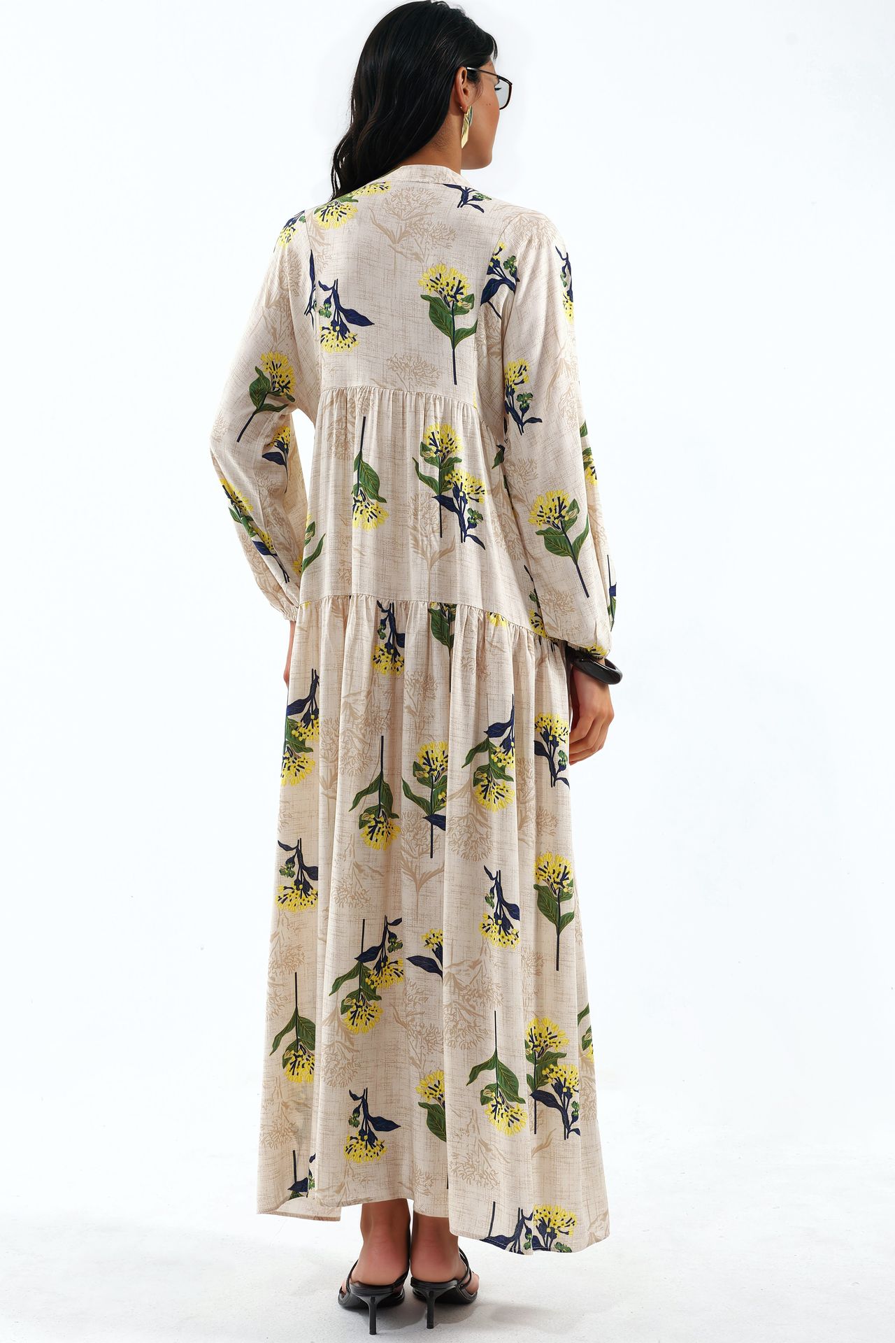 BDART Patterned V-Neck Maxi Dress 3