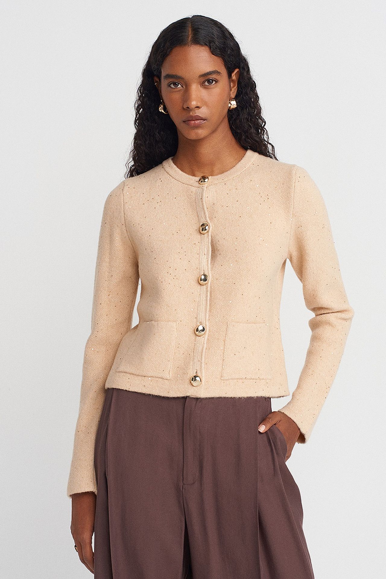 DILVIN Women's Knit Cardigan 1