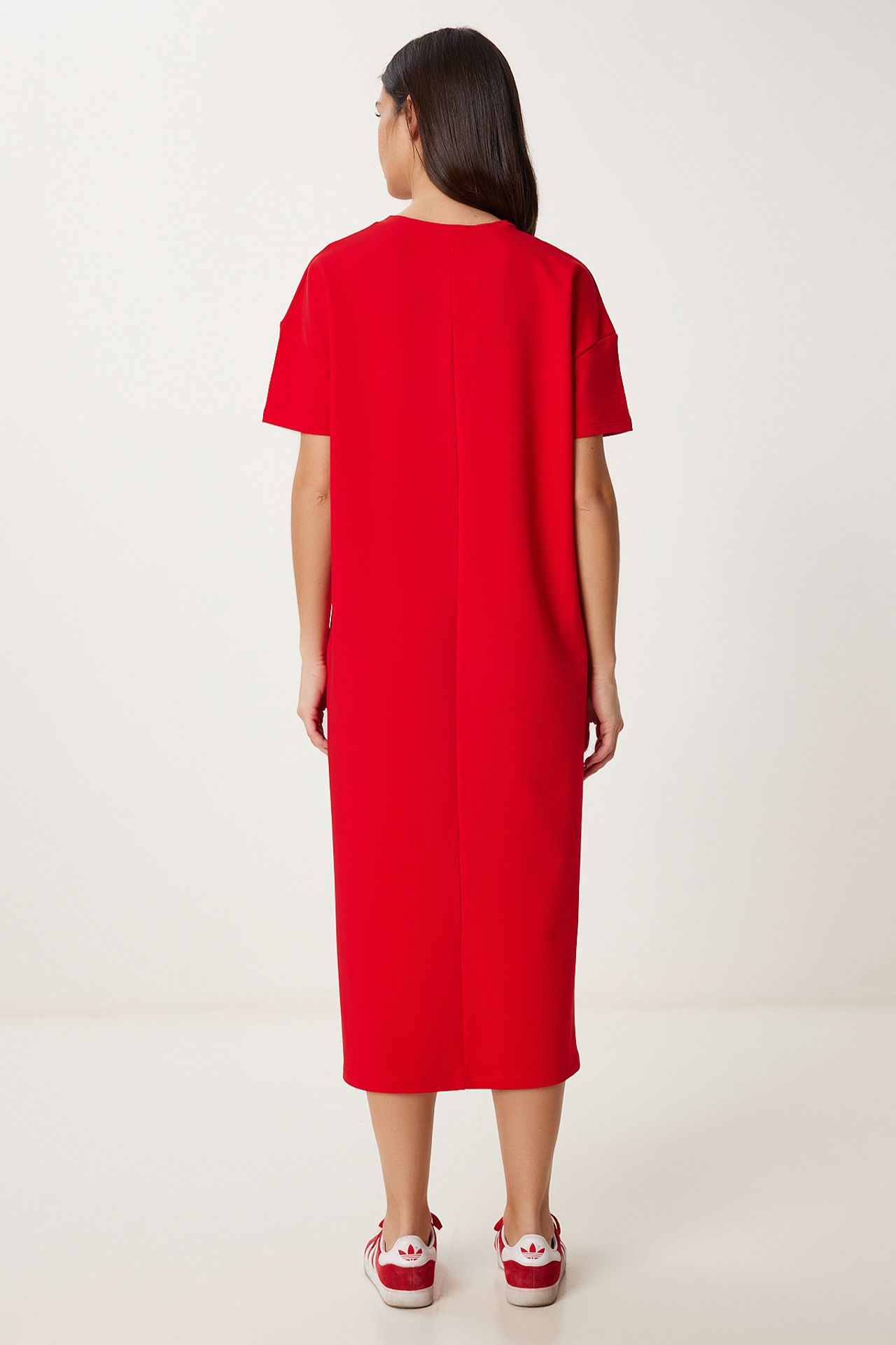 ISTANBUL Midi Cotton Dress with Slit 5