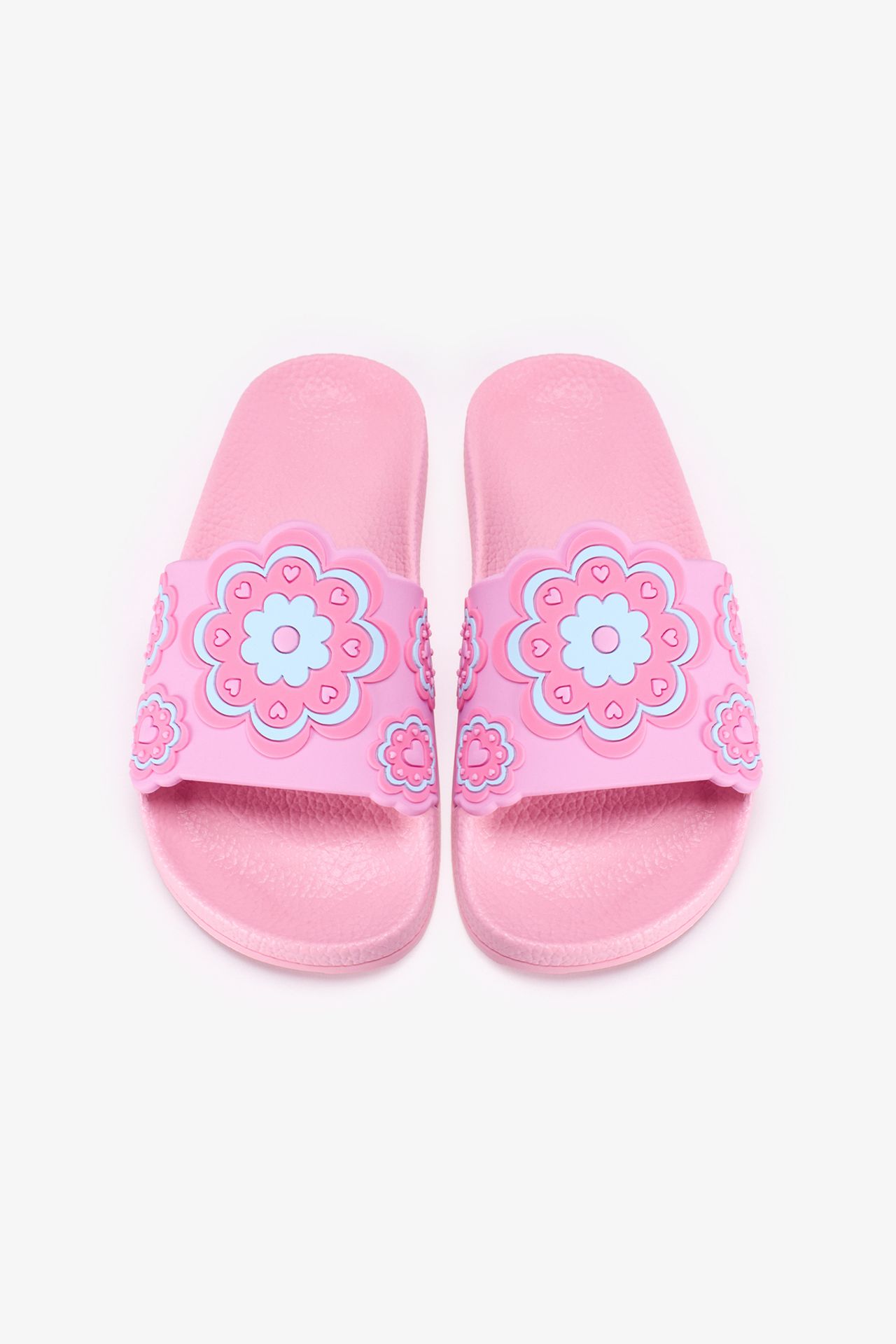 PENTI Girls' Floral Slides 1