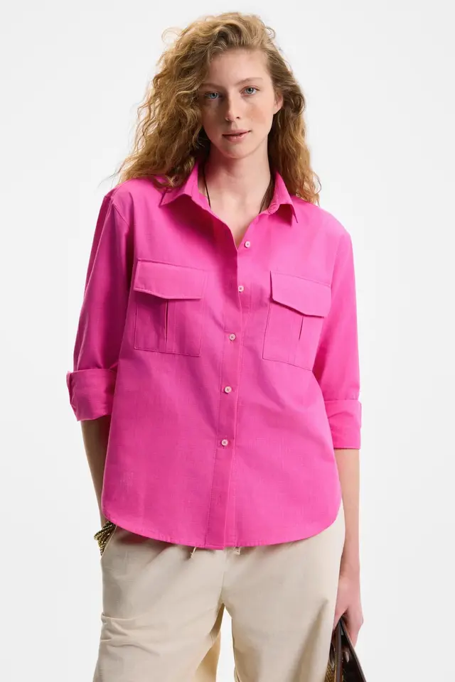 GRIMELANGE Relaxed Long Sleeve Shirt