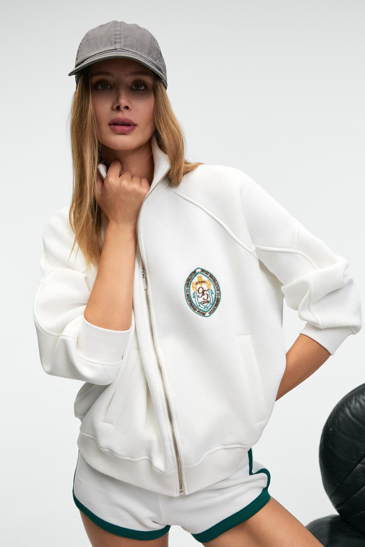 GRIMELANGE Half Zip Logo Sweatshirt 3
