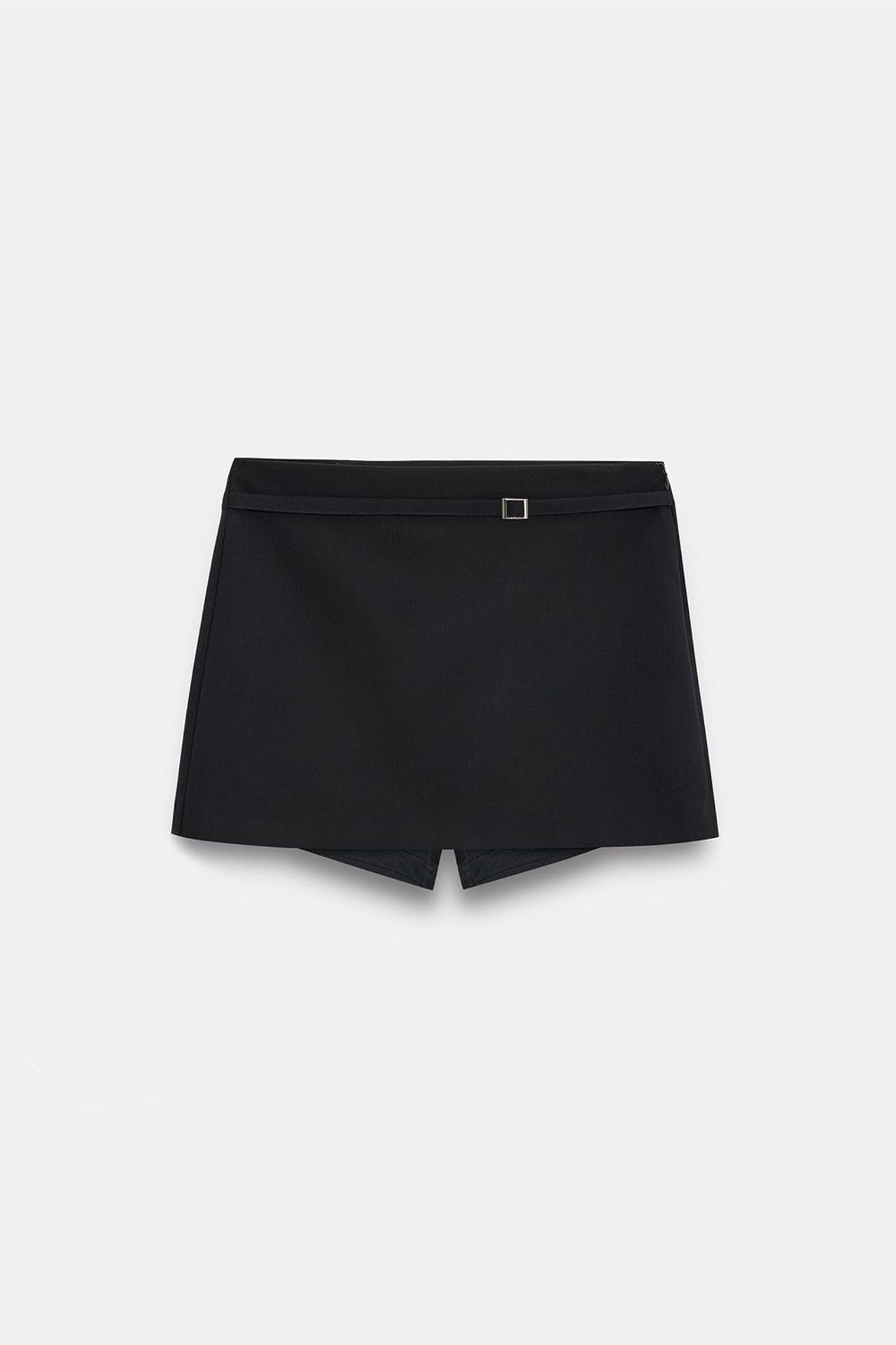 DILVIN High-Waist Belted A-Line Mini Skirt 5