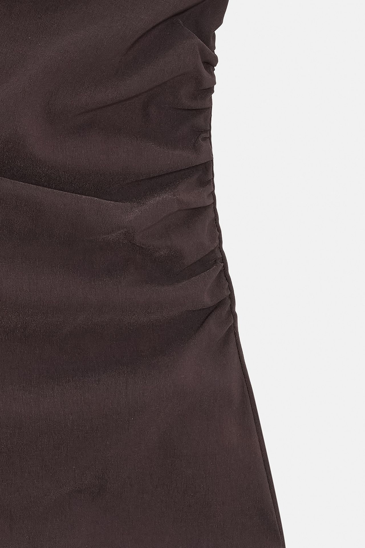 DILVIN Strapless Bodycon Midi Dress With Slit 7