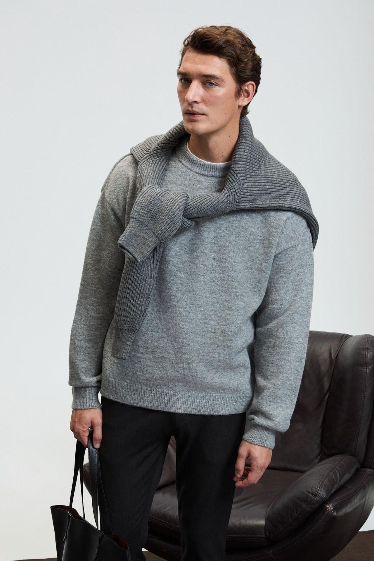 GRIMELANGE Ribbed Crew Neck Jumper 4