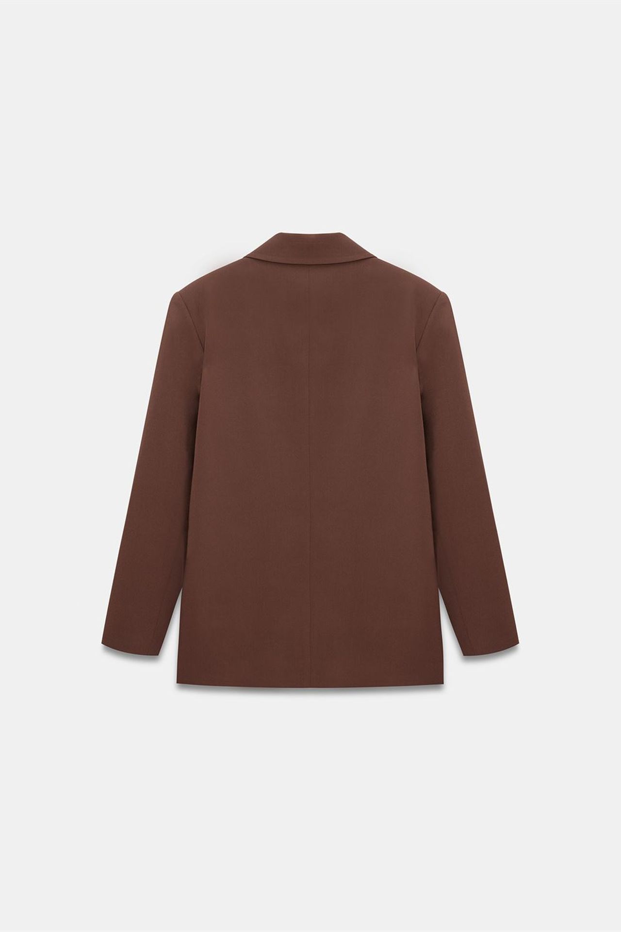 DILVIN Oversize Uzun Krep Blazer Ceket 7