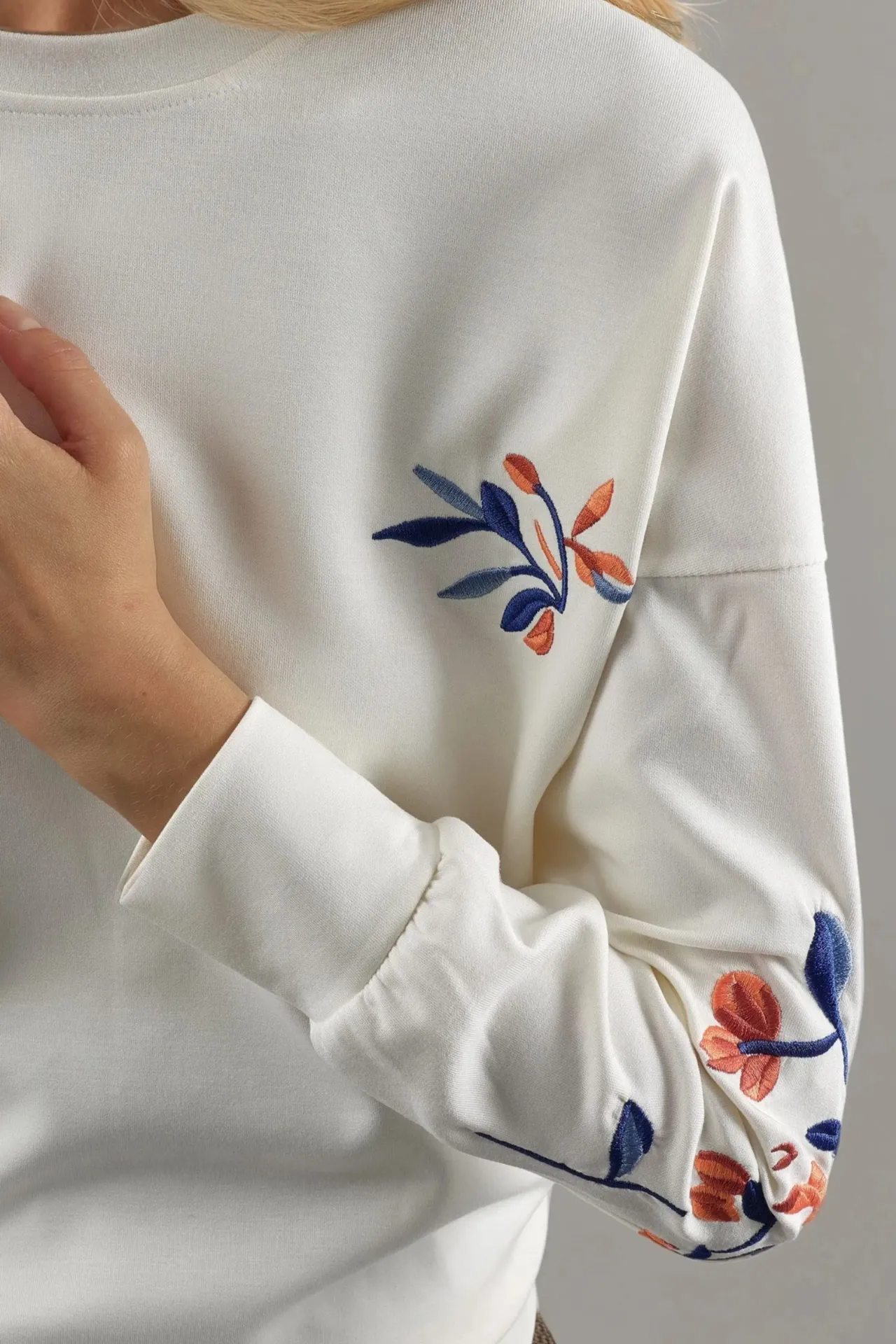 BERSAN Kadın Bisiklet Yaka Sweatshirt 5