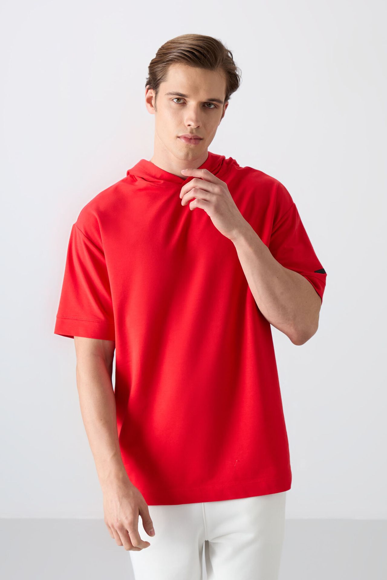 TOMMY Oversized Hooded Short-Sleeve T-Shirt 4