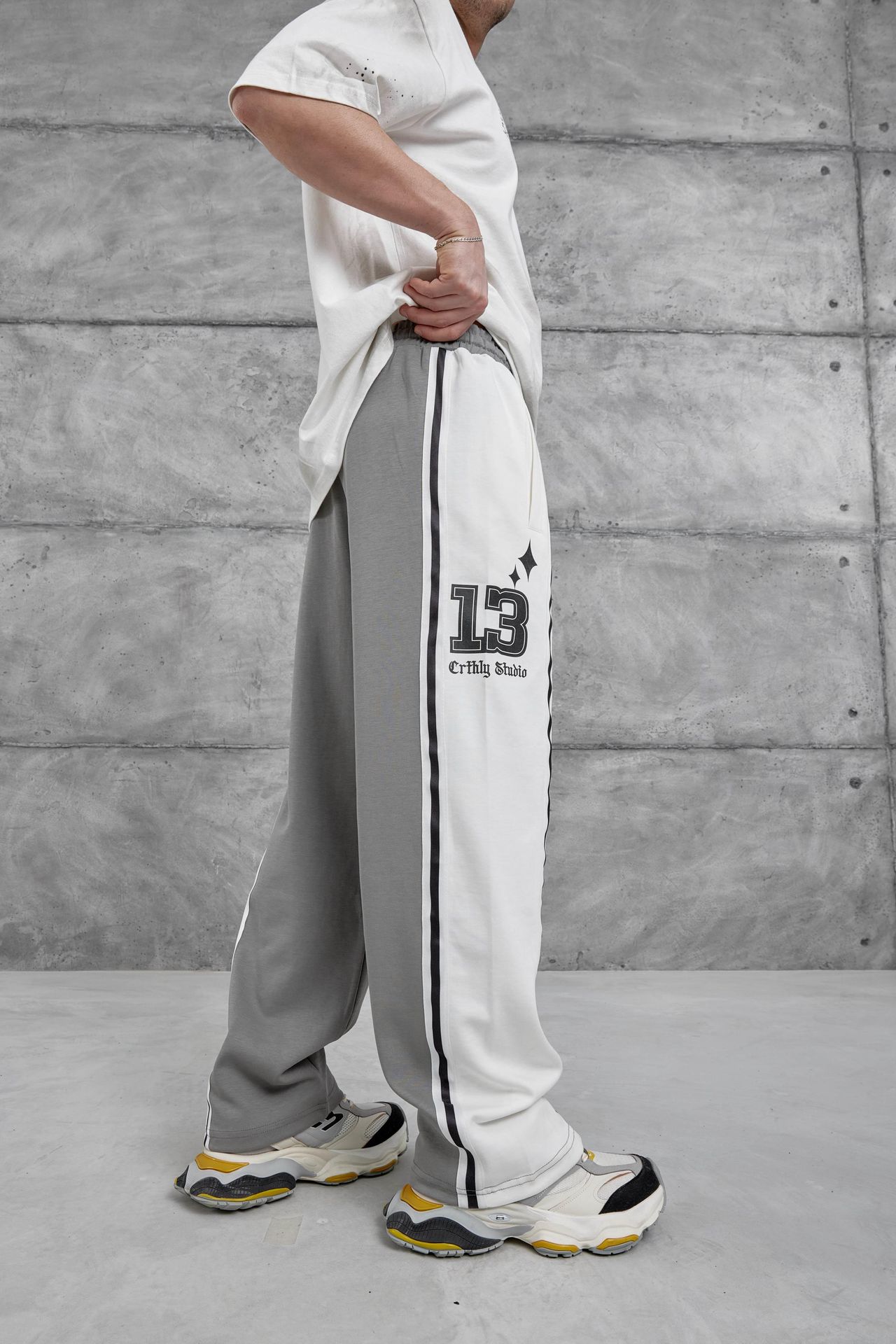 NOMARC Bol Geniş Paça İpli Jogger Pantolon 2