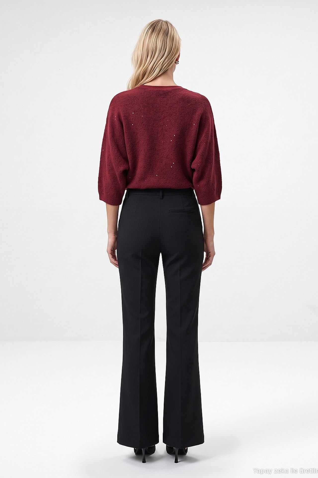 DILVIN Women's Tailored Straight-Leg Pants 4