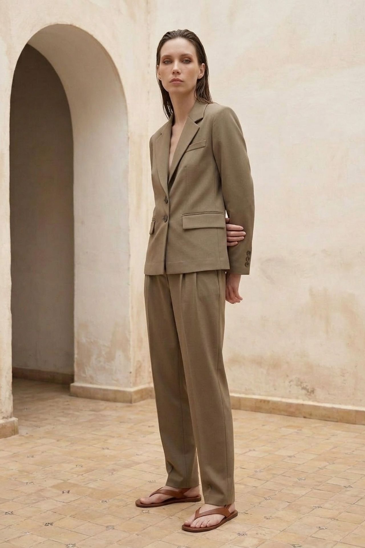 MY FASHION Women's regular-fit blazer jacket 1