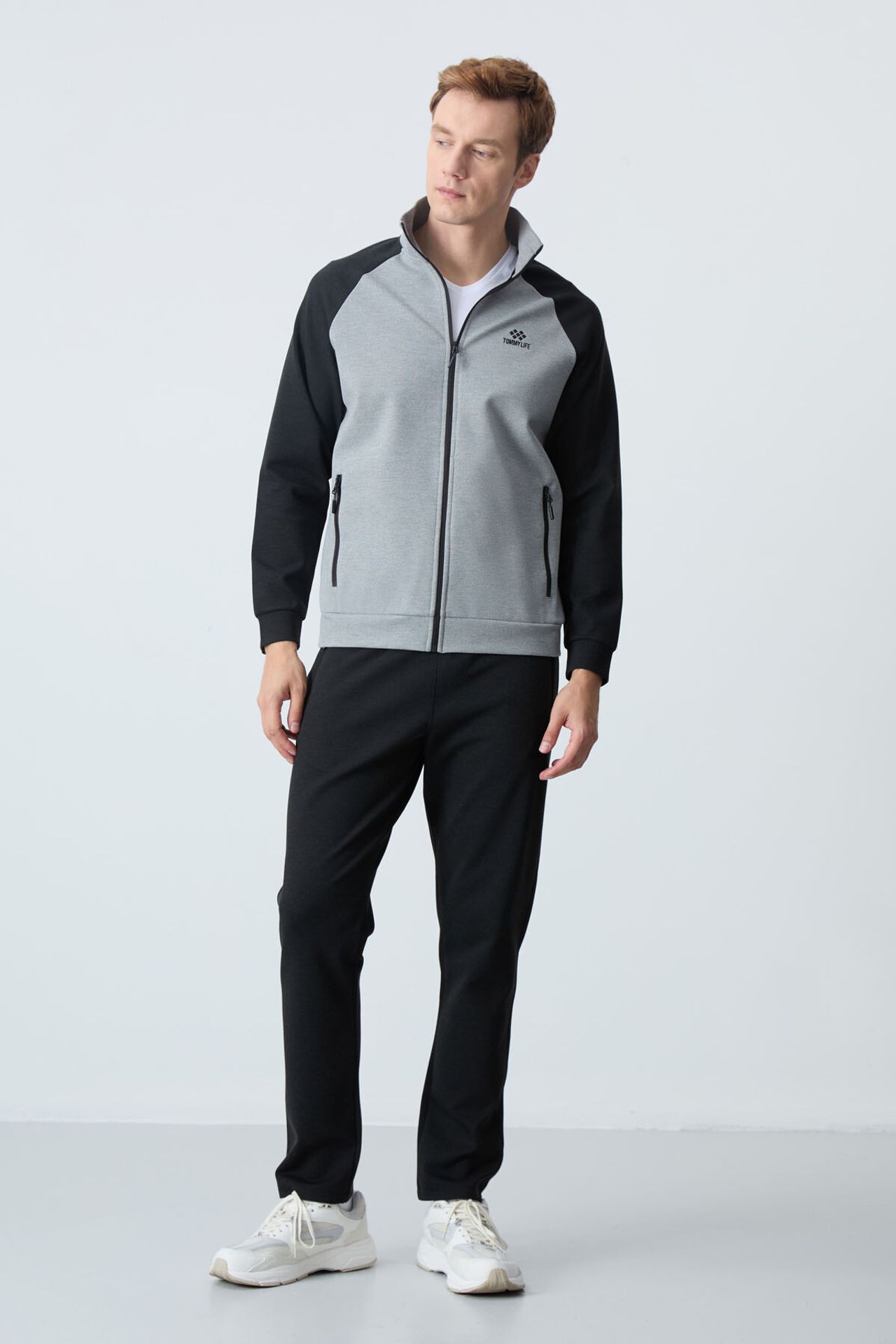 TOMMY Men's Color-blocked Knit Active Set 1