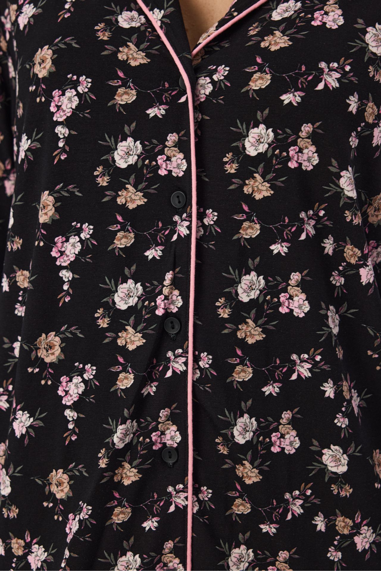 PENTI Floral Dream Long Sleeve Shirt Trousers Pajama Set 4