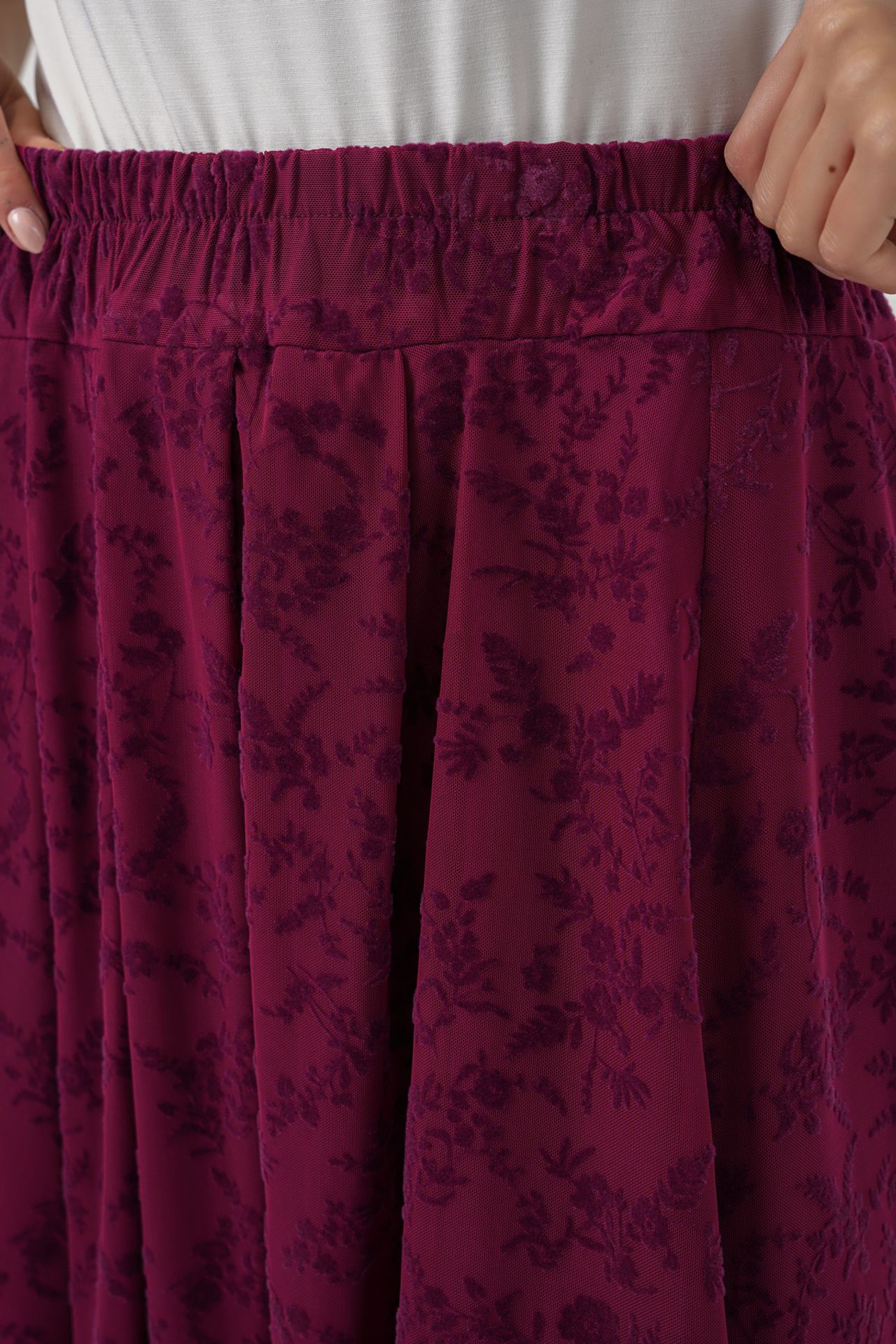 BDART High Waist Floral Maxi Skirt 6