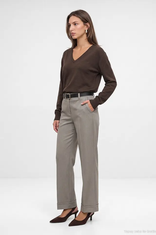DILVIN Straight-Leg Pants