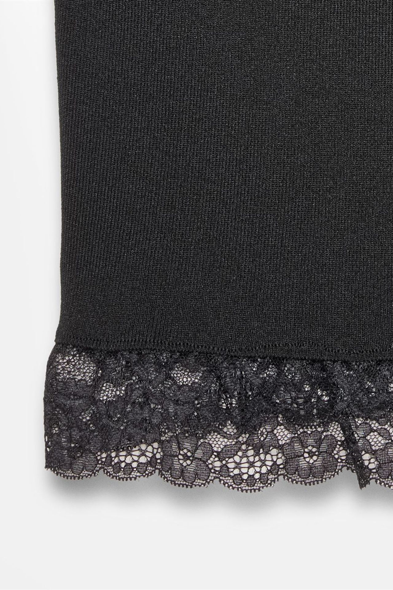 DILVIN Ribbed Lace Halterneck Blouse 7
