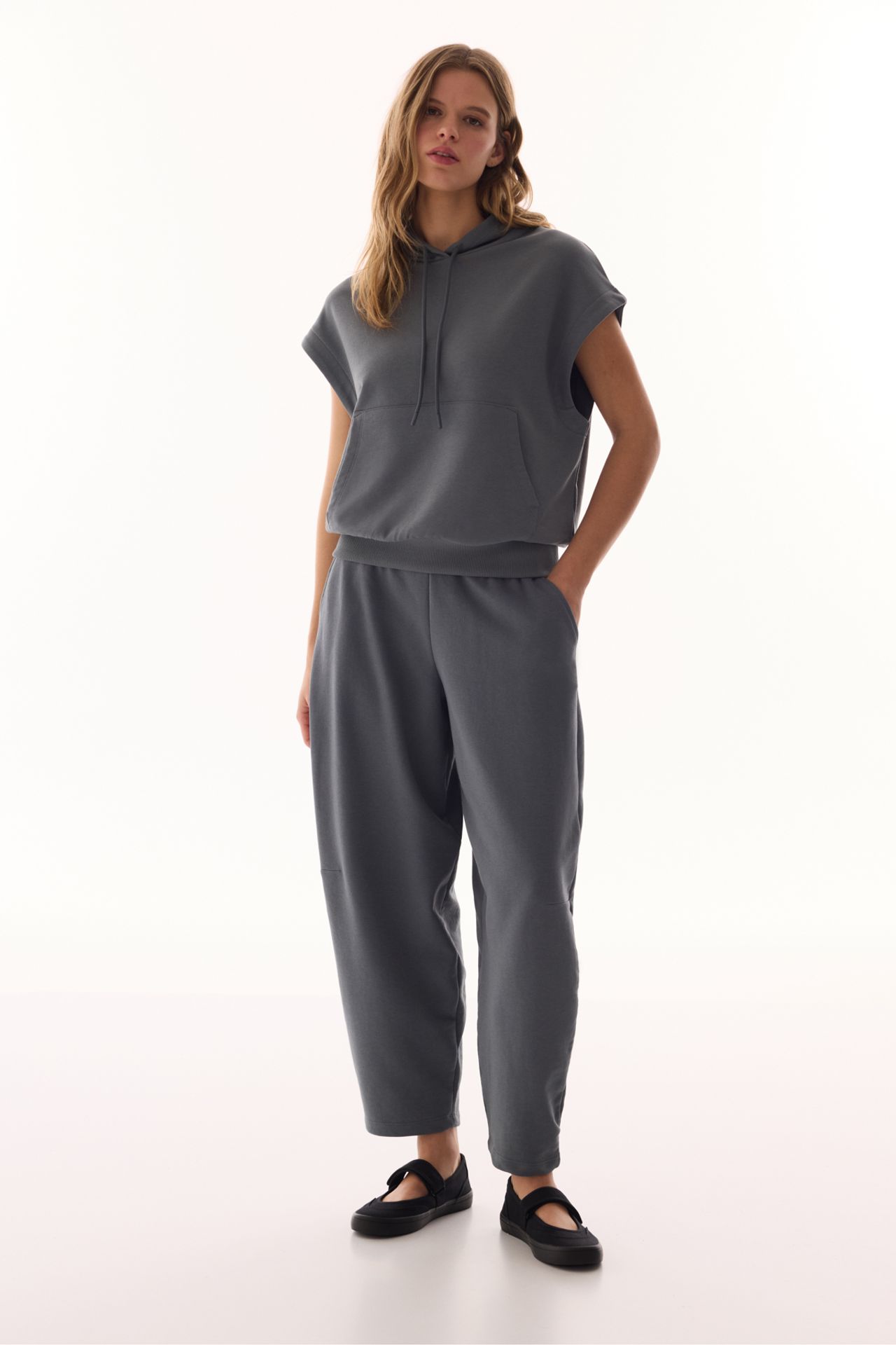 PENTI High Waist Pleated Casual Trousers 6