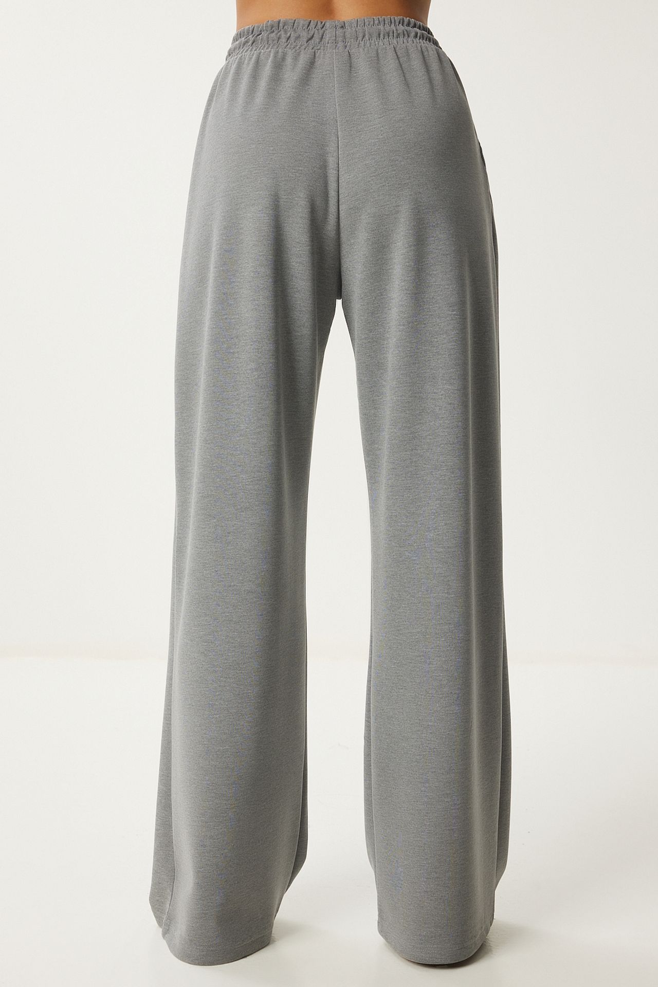 ISTANBUL Wide Leg Drawstring Waist Sweatpants 6