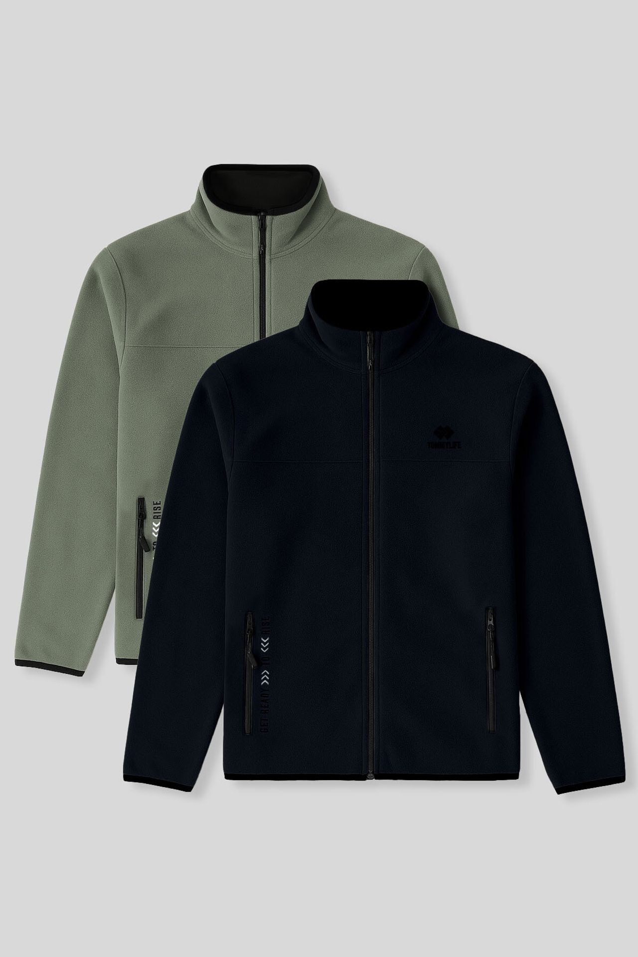 TOMMY Men's Plush Zip-Front Sweatshirt 1