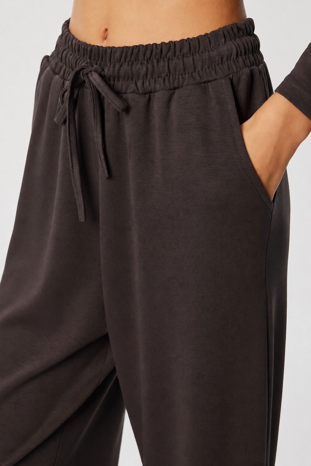 ISTANBUL Wide Leg Two-Piece Set with Crew Neck Blouse 6