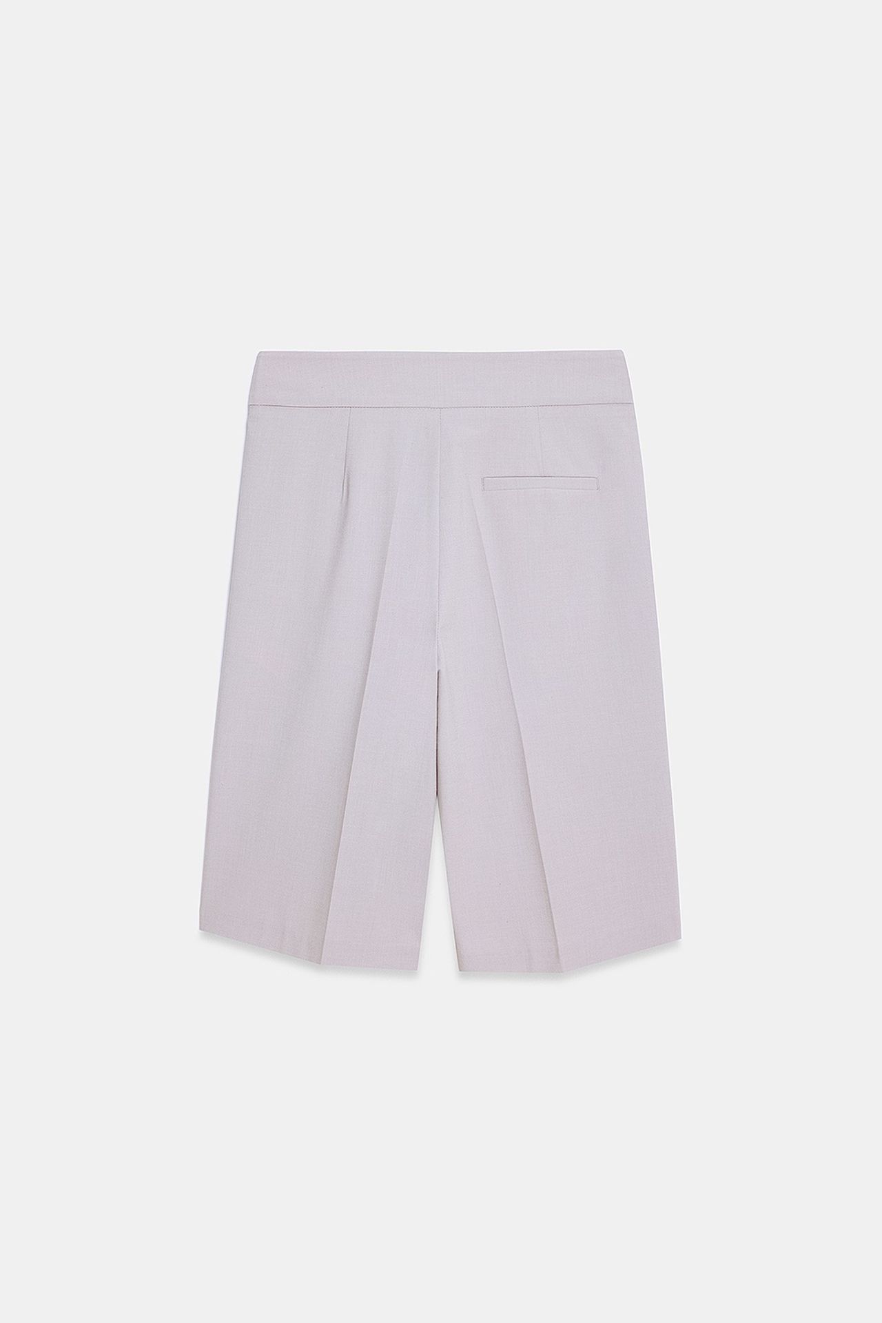 DILVIN High-Waist Wide-Leg Tailored Shorts With Belt 6