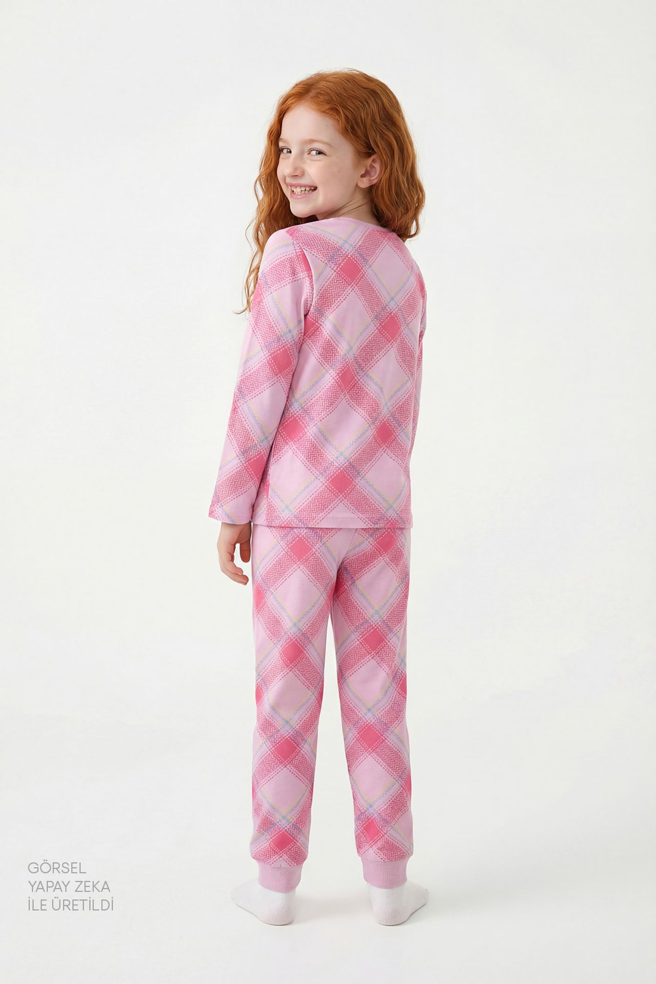 PENTI Girls' Cute Rabbit Pajama Set 4