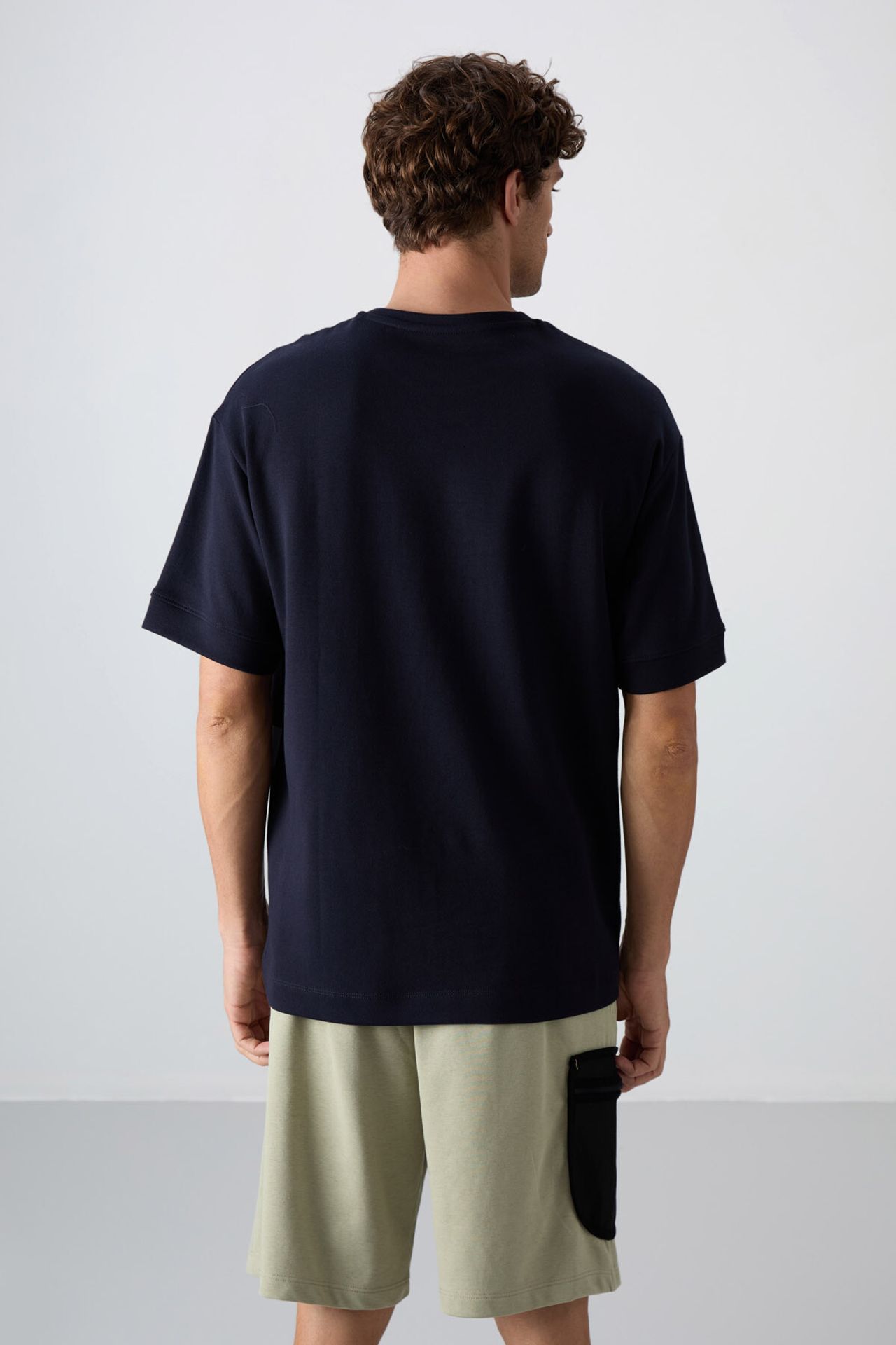 TOMMY Oversized Cotton-Blend Crew Neck T-Shirt 5