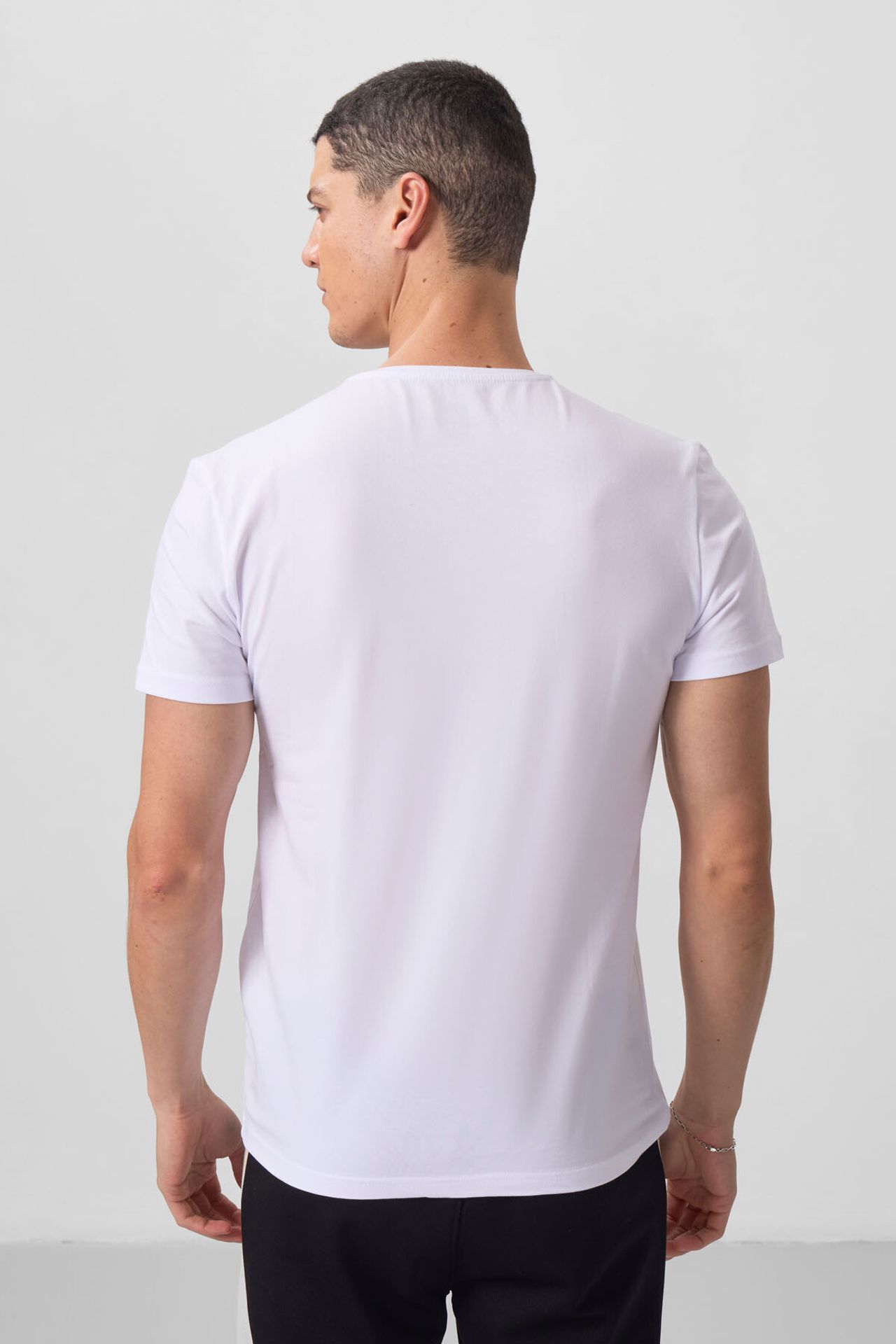 TOMMY Men's V-Neck Short Sleeve T-Shirt 6